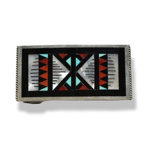 Vintage Zuni Belt Buckle